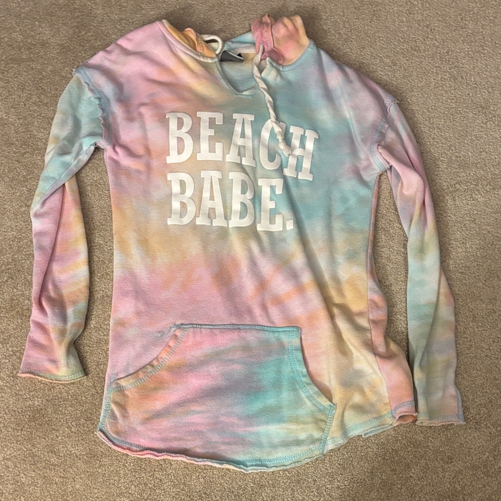MV Sport Pastel Tie-Dye Beach Babe Hoodie